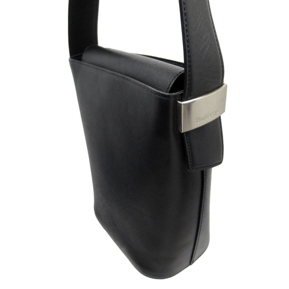 Burberrys Black Leather Handbag - Picture 2 of 3